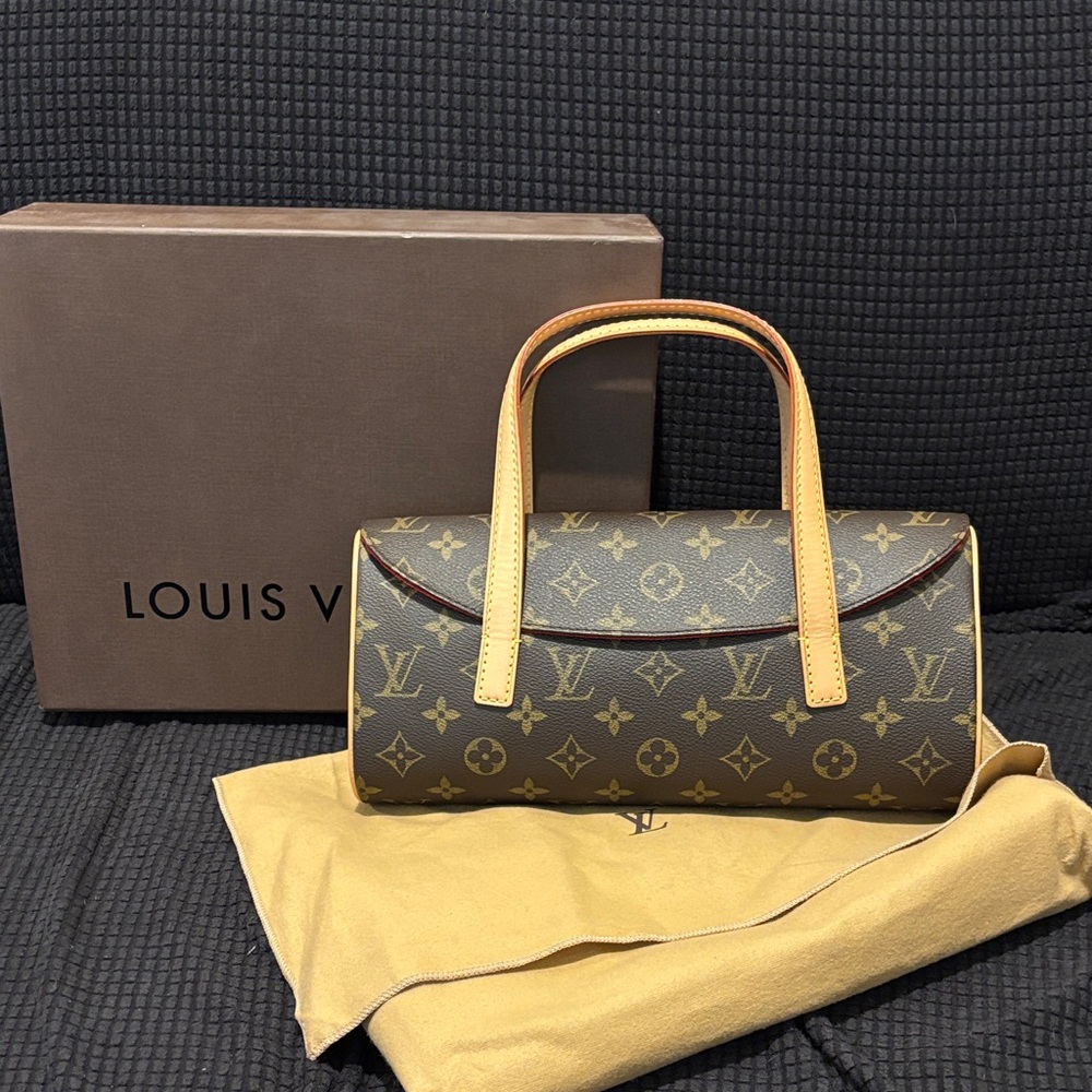 Authentic Louis Vuitton Monogram Sonatine Bag Excellent Used Condition
